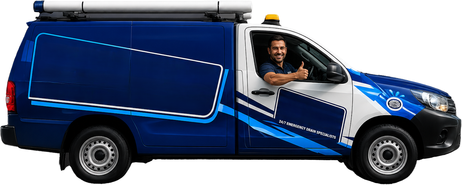 Campsie Blocked Drains service van